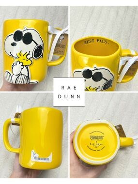 Rae Dunn Peanuts Snoopy Best Pals Woodstock Mug